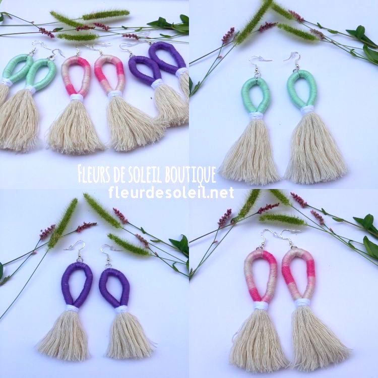 Macrame Earring